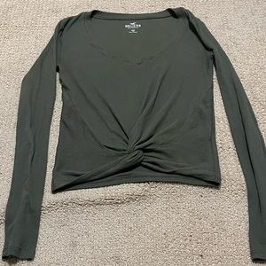 Hollister Twisted Green Long sleeve